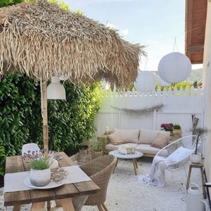 Handmade Bamboo Tiki <b>Umbrella</b> Thatch Roof Outdoor Parasol for Garden Beach Resort Hotel Wholesale Supplier Kingcraftviet - Product Image 1