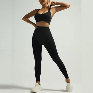 Women's Active Wear 2-Piece <b>Yoga</b> Set Long Sleeve Sportswear Gym Fitness <b>Jacket</b> Plus Size High Waist Activewear Women's - Product Image 1
