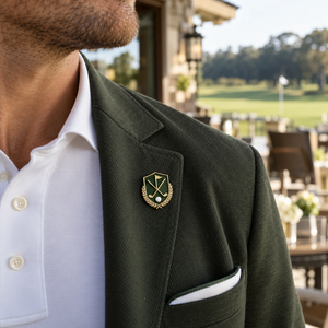 Pins Personalizados para Solapa de Club de Golf, Insignias Esmaltadas con Acabado Dorado para Coleccionistas de Miembros, Fabricante OEM - Product Image 4