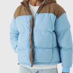 Outdoor winter puffer <b>jacket</b> with <b>warm</b> padded insulation soft lining and flexible comfortable fit for daily use - Product Image 2