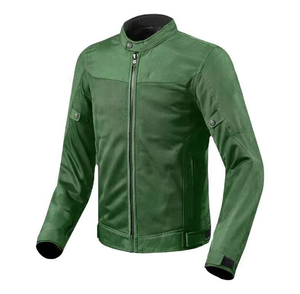 Veste en cuir véritable pour homme, logo personnalisé, fournisseur OEM, cuir d'agneau de qualité supérieure, imperméable, haute qualité, style motard d'hiver - Product Image 2