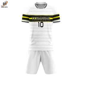 OEM Custom Team Name Men's Adult <b>Soccer</b> Uniform 100% Polyester 220g Fabric Weight Training Kit - Product Image 3
