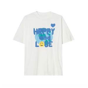 T-shirt pour homme de qualité supérieure 100% coton avec logo de votre marque personnalisé, t-shirt pour homme avec impression en relief, t-shirt pour femme oversize blanc - Product Image 3