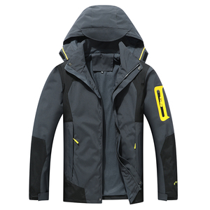 Veste coupe-vent softshell pour homme, imperméable, à capuche, pour les voyages en plein air, le camping, la randonnée, l'escalade, la pêche - Product Image 4
