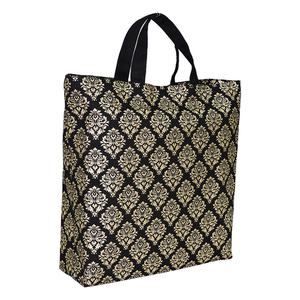 Bolsa de compras multiusos de algodón elegante hecha a mano en Bengala Occidental, India - Product Image 3