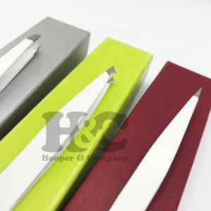 New Arrival Eyebrows Tweezers Stainless Steel Slanted Eyebrow Tweezers Sustainable <b>Paper</b> Packing Mink Eco-Friendly Beauty Tool - Product Image 2
