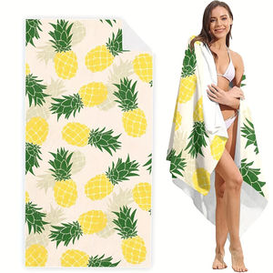 Toallas de Playa de Secado Rápido, Ecológicas, 100% Algodón Orgánico, con Diseño de Logotipo Personalizado de la Mejor Calidad, MOQ Bajo, para Usar Después de la Ducha - Product Image 3