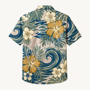 Camisetas de Playa para Hombre al por Mayor OEM, Transpirables, con Logotipo Personalizado, Diseño Impreso, de Secado Rápido - Product Image 2