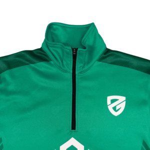 Veste coupe-vent pour homme avec fermeture éclair quart de tour, anorak à capuche, coupe ample, nylon imperméable – Broderie équipe/club - Product Image 3