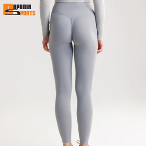 Leggings de Mujer Ligeros, Cómodos, de Poliéster, Servicio OEM, 2026, 100% Algodón, Impresión de Logotipo Personalizado, Mejor Diseño - Product Image 2