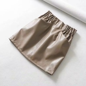 Genuine Leather Corduroy Vintage Winter Women's Anti-static Breathable Plus Size Midi Skirt High Quality - Product Image 2