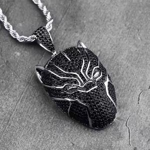 Pendentif Hip Hop en Argent 925 le Plus Vendu pour Hommes avec Diamant Moissanite et Chaîne Sertie de Pierres pour Tenue de Soirée Prix Export - Product Image 1