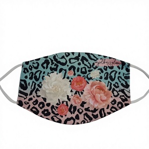 Masque de fête en coton/polyester imprimé en sérigraphie avec couverture intégrale du visage pour un usage quotidien - Product Image 1