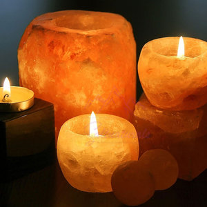 Support de bougie sur mesure, lampe à sel, emballage personnalisé, lampe à sel 100% pur de l'Himalaya - Product Image 5