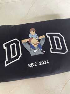 เสื้อสเวตเชิ้ตคอกลมผ้าฟลีซปักลายตามสั่งสำหรับผู้ชาย ขายส่ง-ผ้าฝ้าย 100% ODM สั่งซื้อจำนวนมาก เสื้อผ้าสำหรับวันพ่อ - Product Image 4