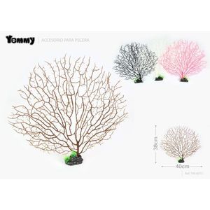 Planta de Coral Artificial Yommy de 40cm x 38cm, Accesorio Decorativo para Acuario - Product Image 1