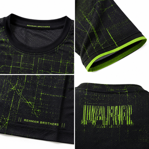 Camiseta de Esports Personalizada para Hombre, Sublimada, de Micro Malla Premium de Poliéster, para Juegos, con Diseño de Rejilla Técnica - Product Image 4