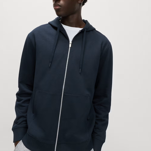 Sweat à capuche OEM à coupe droite, peint à la main, effet vieilli, ourlet brut, imprimé délavé, en polaire Spandex/Polyester respirante, séchage rapide, pour le printemps - Product Image 3