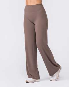 High Waisted Wide Leg <b>Leggings</b> <b>Flared</b> Yoga Pants for Fitness Gym Workout Running Sports Training Custom OEM ODM Activewear - Product Image 3