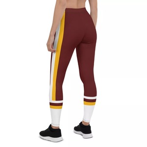Vêtements de sport respirants personnalisés pour femmes, pantalons de yoga taille haute, leggings de yoga pour le sport, effet push-up fessier - Product Image 3