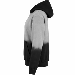 <b>Men</b> Two Tone Color Boxy Style Fleece Material 100% Cotton Eco-Friendly <b>Lined</b> Sun Faded Acid Wash Custom Breathable <b>Hoodie</b> - Product Image 3