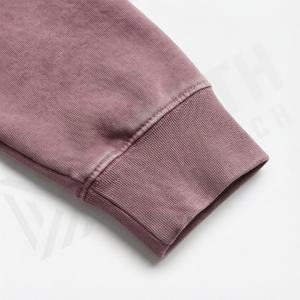 Sweat-shirts personnalisés en chenille brodée, effet délavé, pour hommes, couleur personnalisée, qualité supérieure, par des fabricants de vêtements - Product Image 6