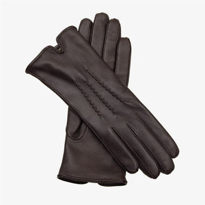 Nouveaux gants en cuir véritable pour hommes, 100% cuir véritable, doublure en laine thermique, pour garder au chaud en hiver, style pakistanais - Product Image 5