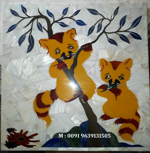 Panel de Pared con Diseño de Ganesha en Mármol Negro, Hecho a Mano - Product Image 2