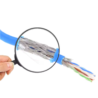 Câble Ethernet blindé Cat6 SFTP, testé, 23AWG, 4 paires, double blindage, gaine PVC, pour installation LAN industrielle
