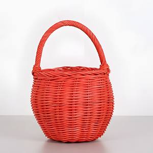 Cesta de almacenamiento de ratán colorida para niños, cestas de regalo naturales tejidas a mano, decoración para picnic, fiestas y guardería - Product Image 1