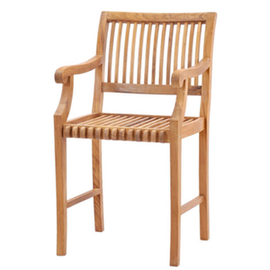 Teak Wood Single Chair for Outdoor Garden, Patio, Simple Modern Lounge Chair, Special Order Highlights Customization - Product Image 1