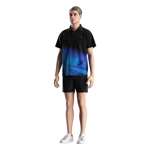 เสื้อโปโลพิคเคิลบอลแบบกำหนดเองสำหรับผู้ชาย ระบายอากาศได้ดี แห้งเร็ว ชุดกีฬา เสื้อแข่งกีฬาเทนนิส กอล์ฟ แบบมืออาชีพ ปักชื่อและหมายเลขได้ - Product Image 2