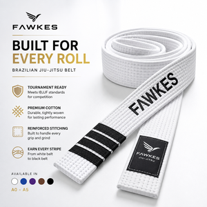 FAWKES SPORTS Ceintures de karaté unisexes, style personnalisé, en sergé/toile respirante, service OEM, faible MOQ - Product Image 5
