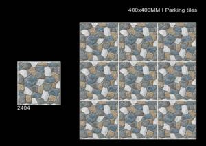 Exterior Grade Matt Ceramic Outdoor Parking Tiles 40x40cm 400x400mm <b>Flooring</b> for Driveway Garage and Courtyards - Product Image 2