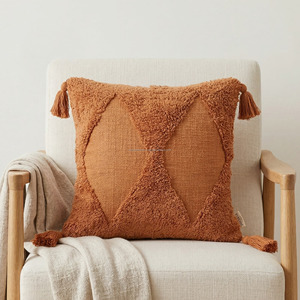 Indian Wholesale Tufted Bohemian Pillowslip 30x50 <b>Sofa</b> Bed Room Diamond Tufted Cushion Cover Modern Tribal Textured <b>Pillow</b> Case - Product Image 6