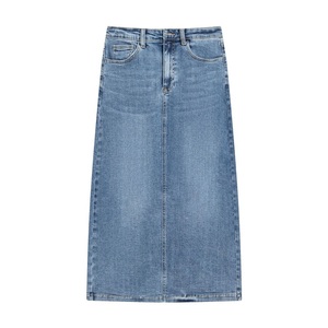 Wholesale Custom logo Women Denim Dress Jeans Skirt - Product Image 1