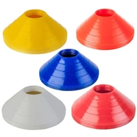 Conos de Entrenamiento de PE Duraderos y Ligeros, Apilables, en Forma de Disco, Flexibles, para Fútbol y Deportes Múltiples