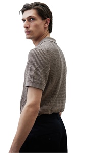 T-shirts de polo de golf à col solide de créateur de haute qualité respirant 100% coton à demi-manches pour hommes disponibles à la vente - Product Image 3