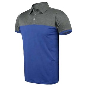 เสื้อโปโลทรงเข้ารูปคุณภาพสูงสำหรับผู้ชาย รับสกรีนโลโก้และป้ายชื่อ เสื้อยืดแบบสั่งทำพิเศษ เสื้อยืดลายกราฟิกระบายอากาศได้ดี สีพื้น - Product Image 2