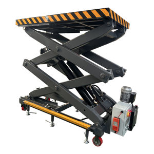 Zhongxiang hidráulico ajustable eléctrico móvil tijera mesa elevadora estabilizadores botón Control capacidad de carga personalizable - Product Image 3