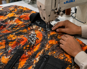 เสื้อแจ็คเก็ตบอมเบอร์สตรีทแวร์แบบสั่งทำ OEM ผ้าโพลีเอสเตอร์พิมพ์ลายแบบ Sublimation เต็มตัว ผู้ผลิตเสื้อแจ็คเก็ตลายพรางป่า จัดจำหน่ายจากโรงงาน - Product Image 5