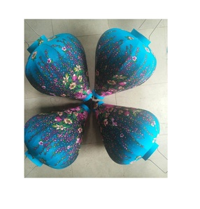 Faroles de Seda de Bambú Impermeables de Alta Calidad y Elegantes de la Cultura Asiática, Decoración Festiva de Hoi An, Estilo Asiático Tradicional de Tet - Product Image 6