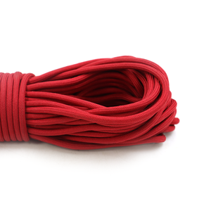 Cuerda de Paracord Roja de 4 mm, Tipo 550, Cordón de Nailon Utilitario para Camping, Supervivencia, Manualidades y Bricolaje - Product Image 3
