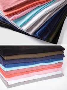 Camiseta de algodón con cuello en V para hombre |   Camiseta de Algodón Cómoda y Elegante para Uso Diario Informal, Perfecta para un Estilo Relajado - Product Image 6