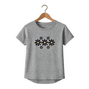 Camiseta de Mujer con Estampado de Panda Gris, Cuello Redondo, Manga Corta, Diseño Casual de Dibujos Animados, Transpirable, Corte Regular, para Primavera/Verano - Product Image 5