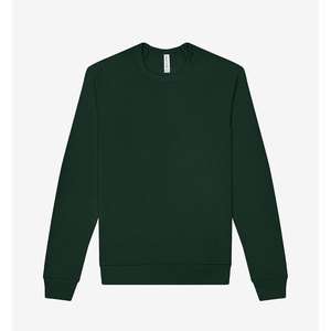Sweat-shirt à col rond Bella Canvas Raglan, coupe classique, manches longues, pull uni unisexe, personnalisable, style américain - Product Image 2