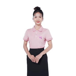 ชุดยูนิฟอร์มพนักงานโปรโมชั่น เสื้อโปโลและผ้ากันเปื้อน ชุดทำงานผ้าโพลีเอสเตอร์ทอ ปรับแต่งได้ สำหรับร้านกาแฟและร้านอาหาร - Product Image 3