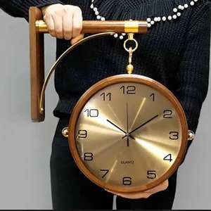 Lavish <b>Wall</b> Hanging <b>Clock</b> Ideal For Entryway Styling Creates A Functional And <b>Decorative</b> First Impression And Gifting Purpose - Product Image 2