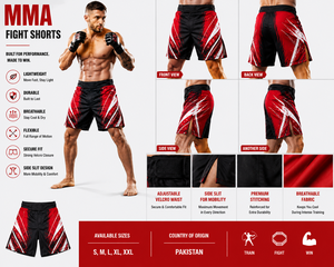 Custom MMA Fight <b>Shorts</b> Men Pro Training Sublimated No Gi BJJ <b>Grappling</b> <b>Shorts</b> Quick Dry Lightweight Flexible Performance - Product Image 1