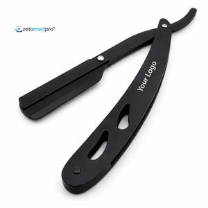 Rasoir professionnel à lame droite Zetomed Pro pour barbier, lame simple, acier inoxydable de haute qualité, stérilisation à haute température - Product Image 5